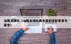 汕尾足球队（汕尾足球队黄木尊的任职背景与荣誉）