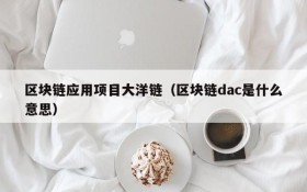 区块链应用项目大洋链（区块链dac是什么意思）