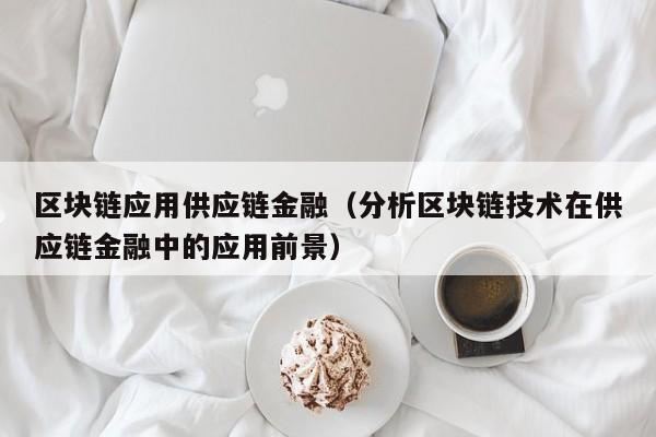 区块链应用供应链金融（分析区块链技术在供应链金融中的应用前景）